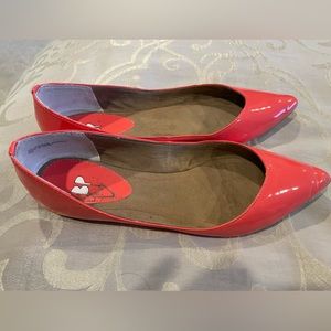Nordstrom BP flats - Beautiful melon color, patent shine